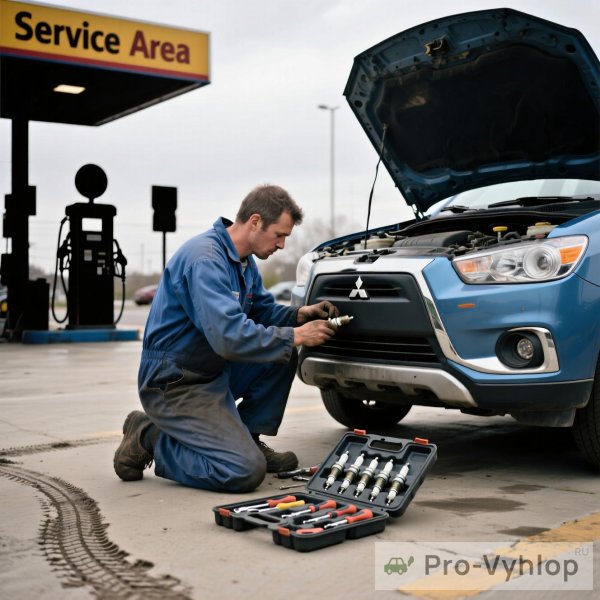 Замена свечей зажигания на Mitsubishi ASX