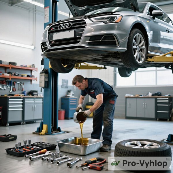 Замена масла в двигателе Audi A3: пошаговая инструкция